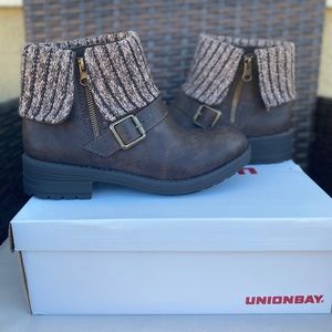 Unionbay Women's Engineer Foldover Bootie